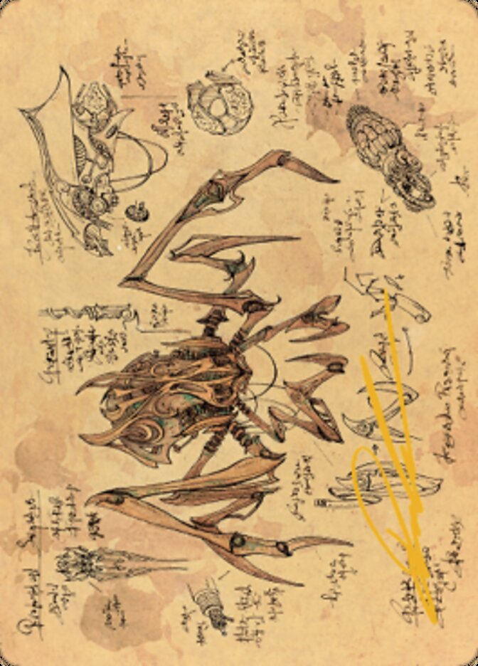 Scrap Trawler Art Card (Gold-Stamped Signature) [The Brothers' War Art Series] | Play N Trade Winnipeg
