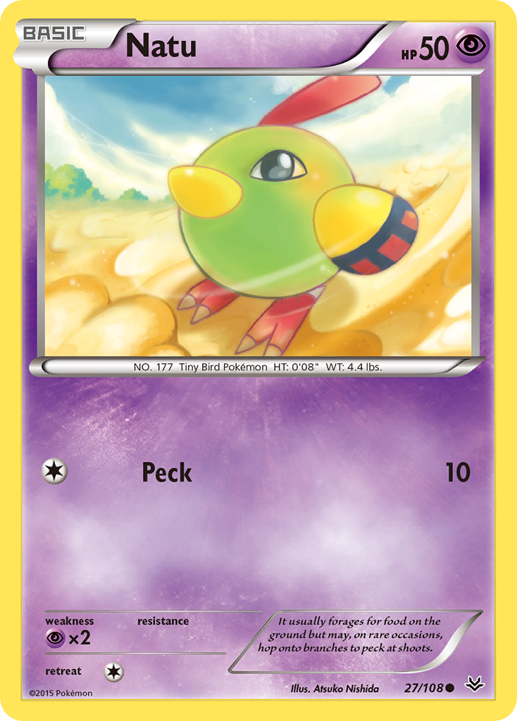 Natu (27/108) [XY: Roaring Skies] | Play N Trade Winnipeg