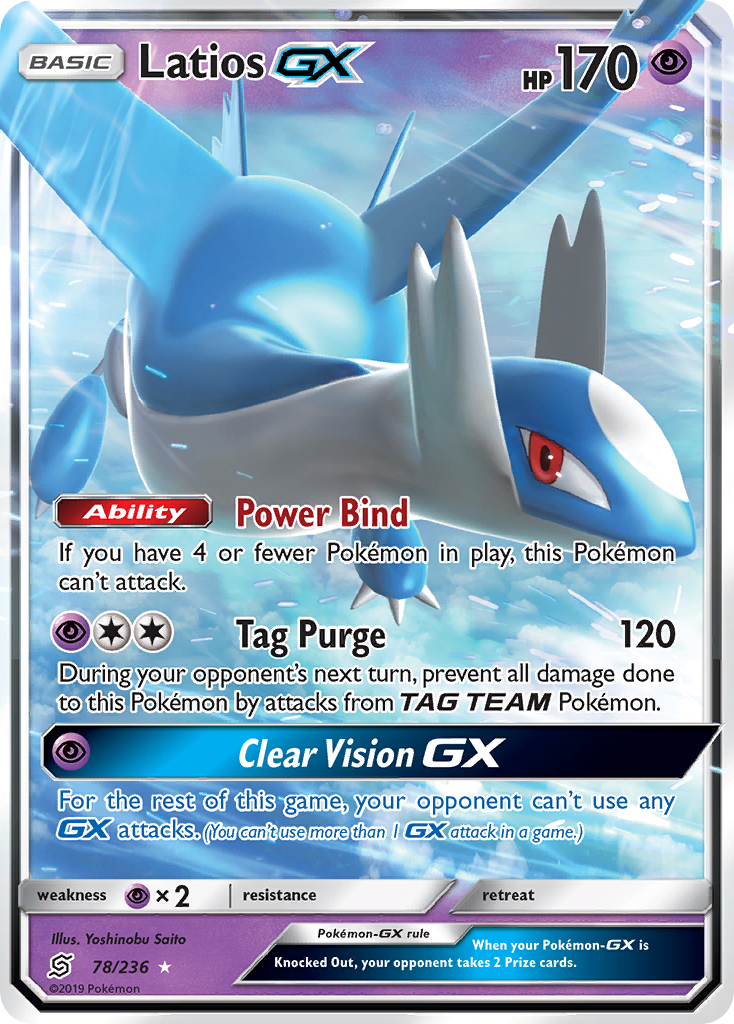 Latios GX (78/236) [Sun & Moon: Unified Minds] | Play N Trade Winnipeg