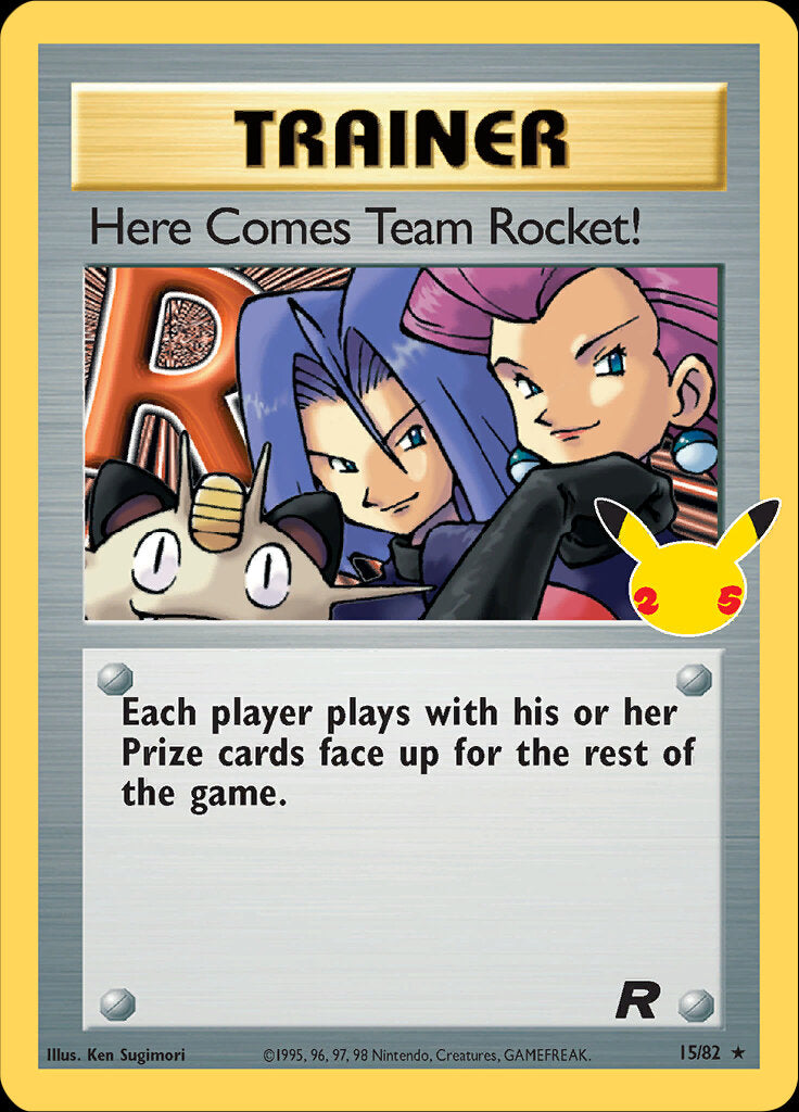 Here Comes Team Rocket! (15/82) [Celebrations: 25th Anniversary - Classic Collection] | Play N Trade Winnipeg