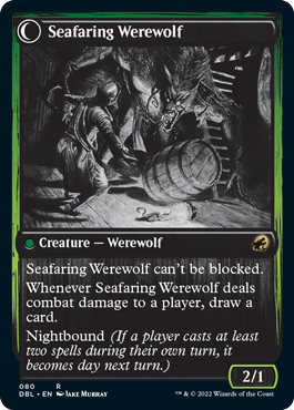 Suspicious Stowaway // Seafaring Werewolf [Innistrad: Double Feature] | Play N Trade Winnipeg