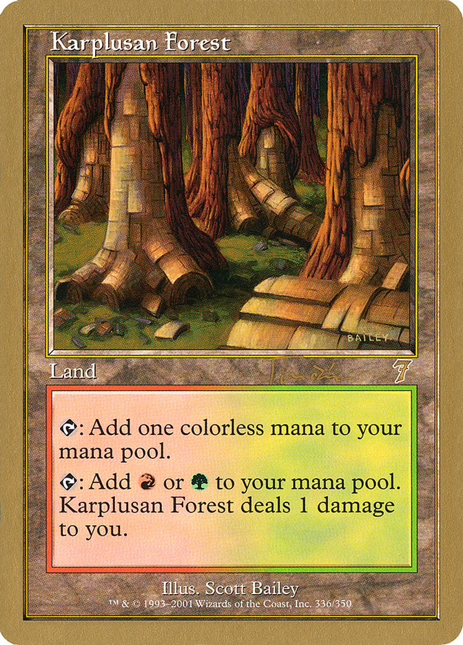 Karplusan Forest (Jan Tomcani) [World Championship Decks 2001] | Play N Trade Winnipeg