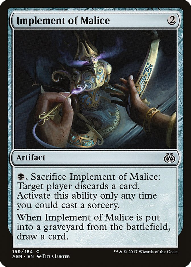 Implement of Malice [Aether Revolt] | Play N Trade Winnipeg