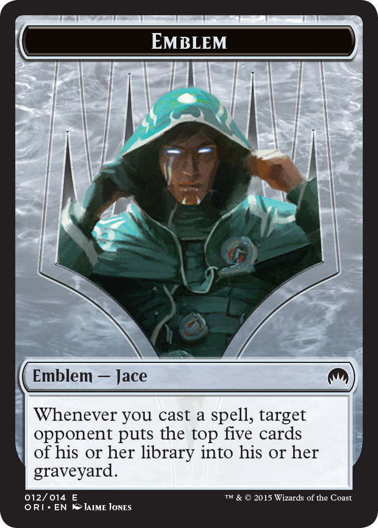 Pest // Jace, Telepath Unbound Emblem Double-Sided Token [Secret Lair: From Cute to Brute Tokens] | Play N Trade Winnipeg