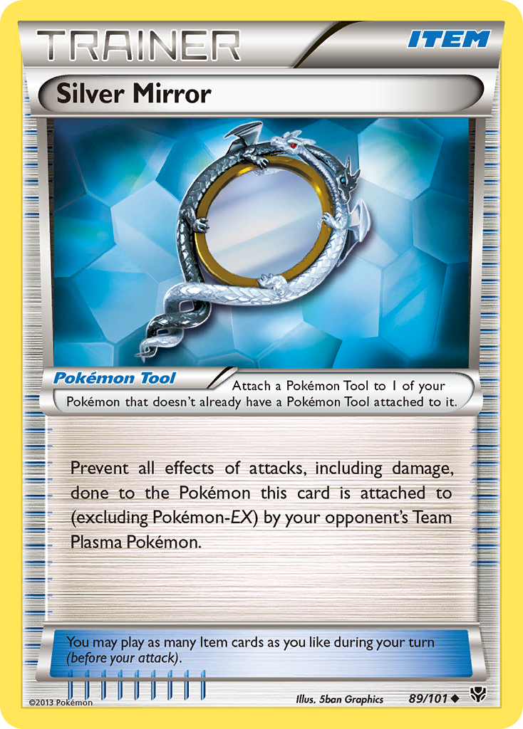 Silver Mirror (89/101) [Black & White: Plasma Blast] | Play N Trade Winnipeg