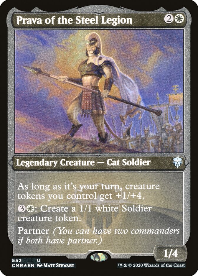 Prava of the Steel Legion (Etched) [Commander Legends] | Play N Trade Winnipeg