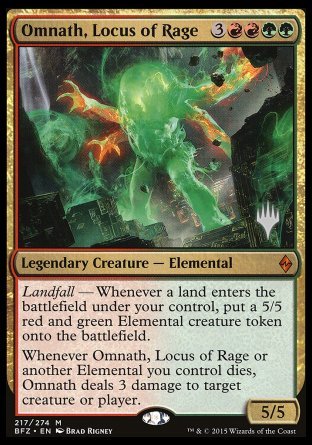 Omnath, Locus of Rage (Promo Pack) [Dungeons & Dragons: Adventures in the Forgotten Realms Promos] | Play N Trade Winnipeg