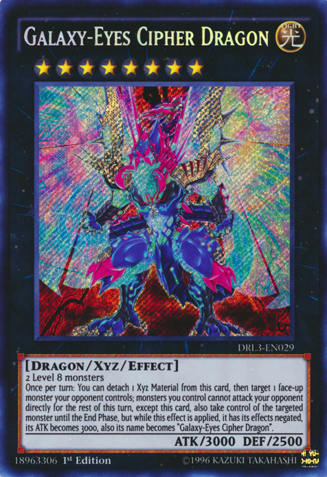 Galaxy-Eyes Cipher Dragon [DRL3-EN029] Secret Rare | Play N Trade Winnipeg