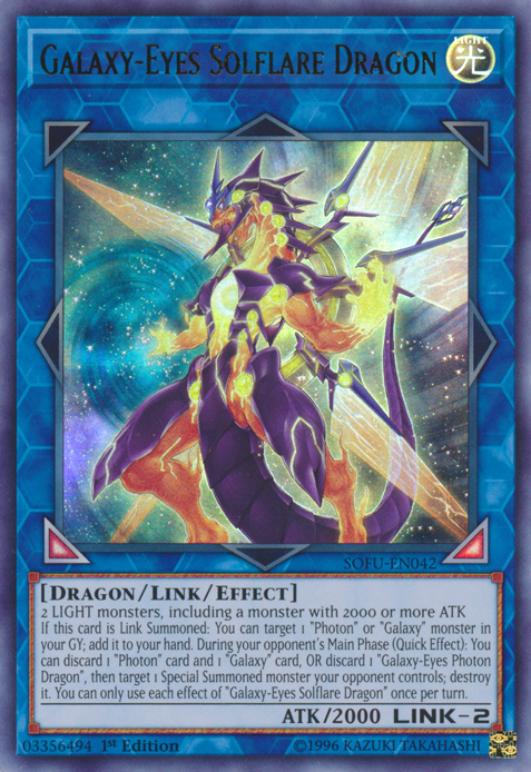 Galaxy-Eyes Solflare Dragon [SOFU-EN042] Ultra Rare | Play N Trade Winnipeg