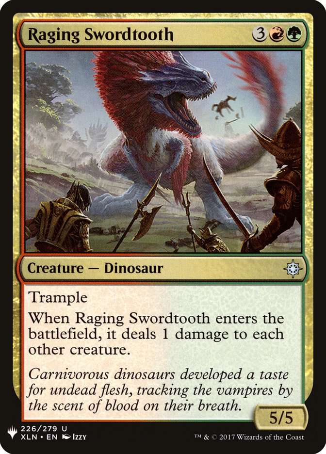 Raging Swordtooth [Mystery Booster] | Play N Trade Winnipeg