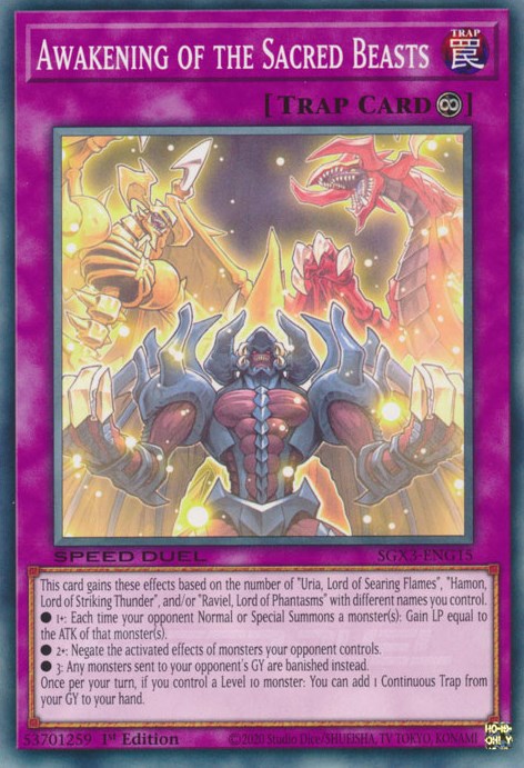 Awakening of the Sacred Beasts [SGX3-ENG15] Common | Play N Trade Winnipeg
