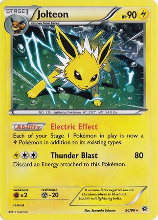 Jolteon (26/98) (Cosmos Holo) [XY: Ancient Origins] | Play N Trade Winnipeg