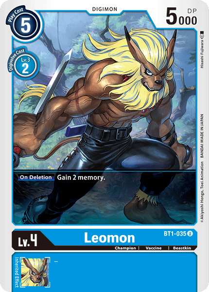 Leomon [BT1-035] [Release Special Booster Ver.1.0] | Play N Trade Winnipeg