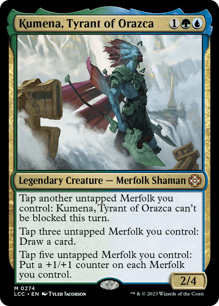 Kumena, Tyrant of Orazca [The Lost Caverns of Ixalan Commander] | Play N Trade Winnipeg