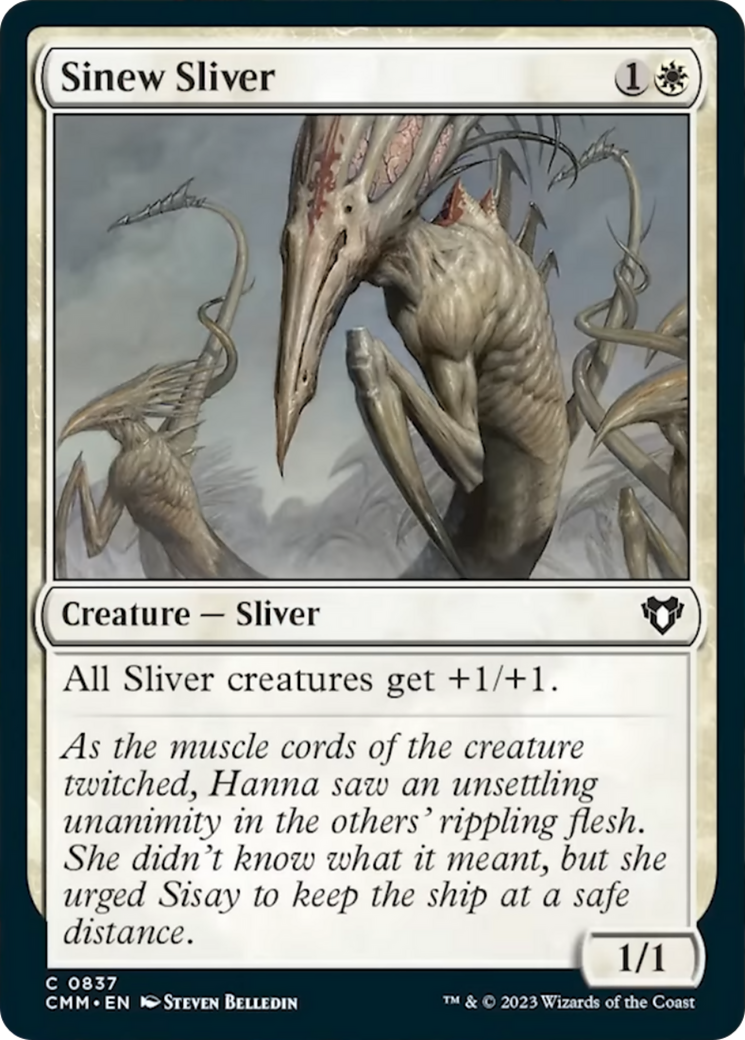 Sinew Sliver [Commander Masters] | Play N Trade Winnipeg