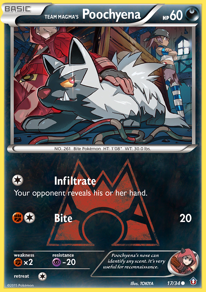 Team Magma's Poochyena (17/34) [XY: Double Crisis] | Play N Trade Winnipeg