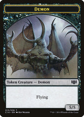 Demon (013/036) // Zombie (016/036) Double-sided Token [Commander 2014 Tokens] | Play N Trade Winnipeg