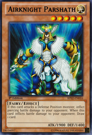 Airknight Parshath [BP02-EN016] Rare | Play N Trade Winnipeg