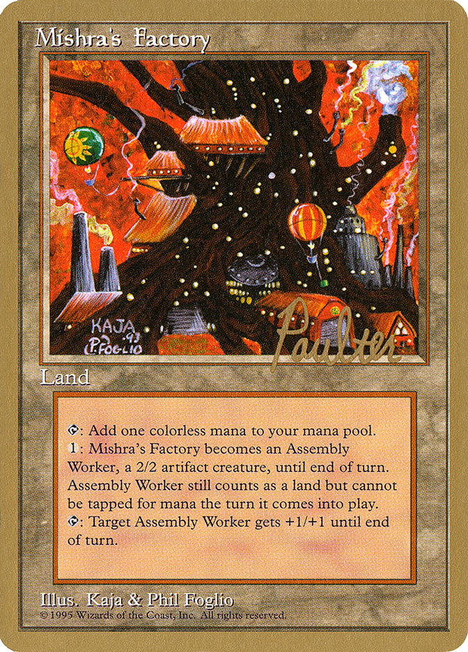 Mishra's Factory (Preston Poulter) [Pro Tour Collector Set] | Play N Trade Winnipeg