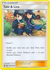 Tate & Liza (148a/168) (Alternate Art Promo) (Battle Arena Deck Exclusive) [Sun & Moon: Celestial Storm] | Play N Trade Winnipeg