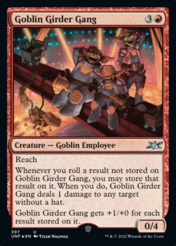 Goblin Girder Gang (Galaxy Foil) [Unfinity] | Play N Trade Winnipeg