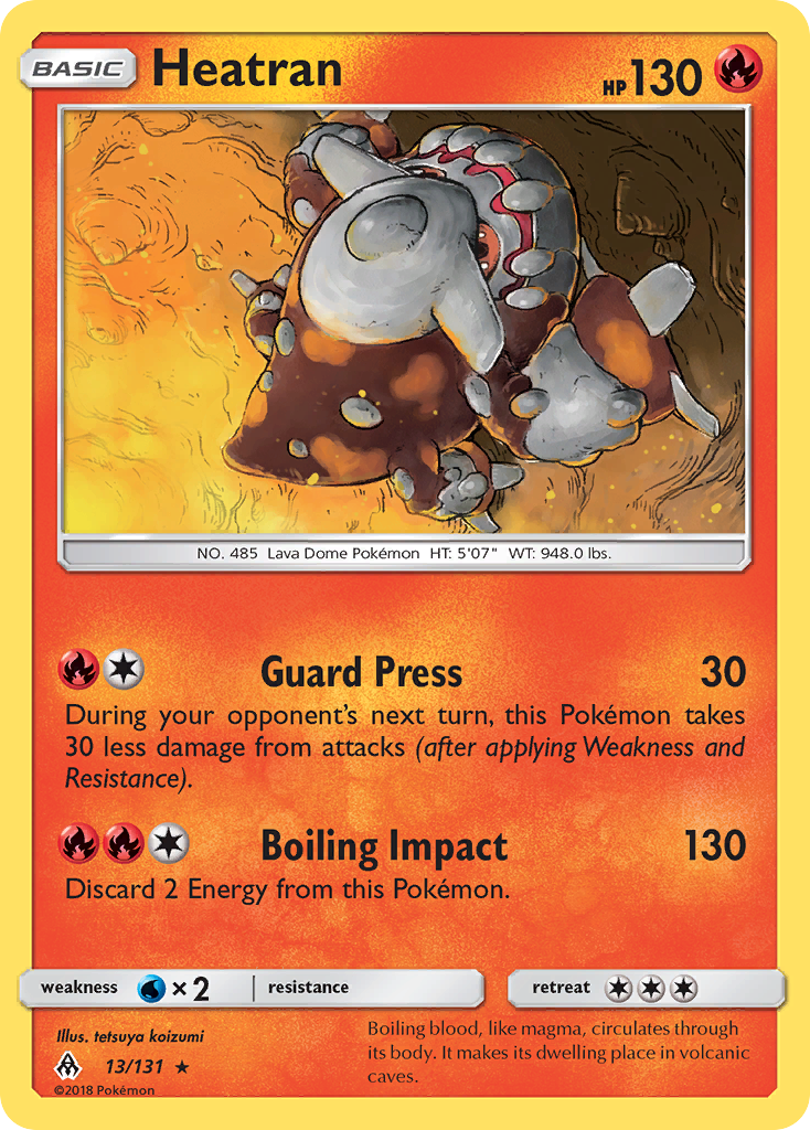 Heatran (13/131) [Sun & Moon: Forbidden Light] | Play N Trade Winnipeg