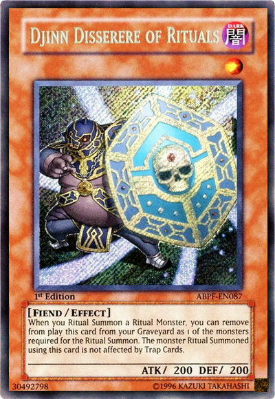 Djinn Disserere of Rituals [ABPF-EN087] Secret Rare | Play N Trade Winnipeg
