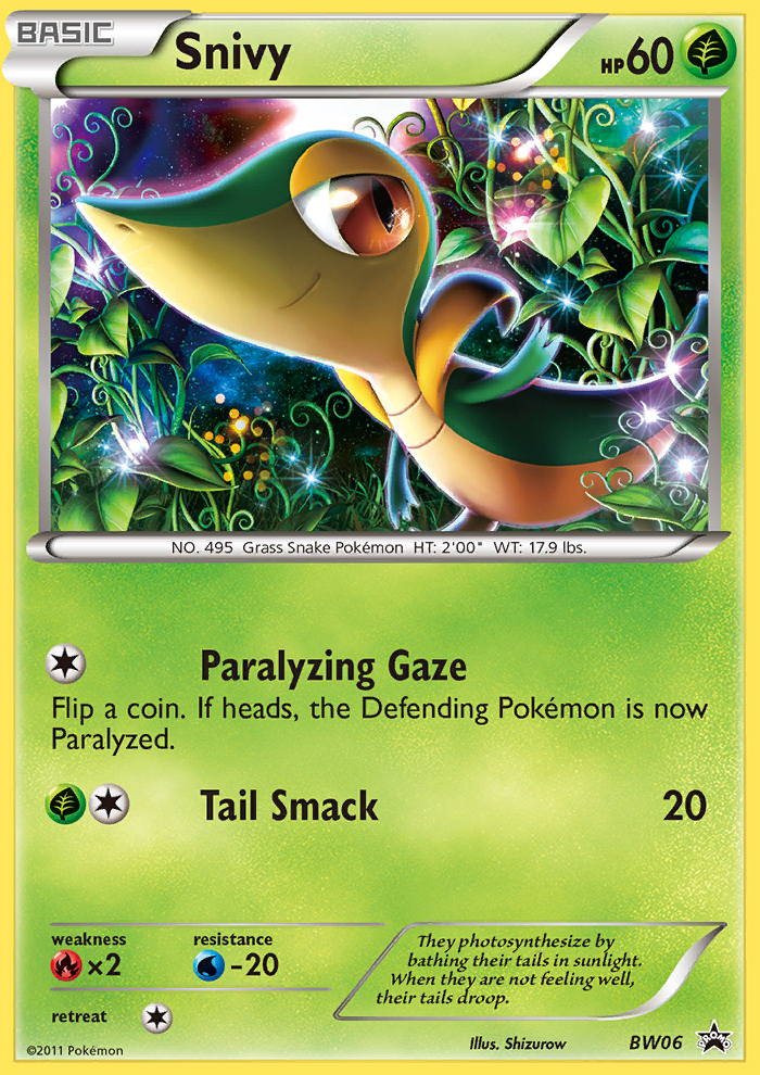 Snivy (BW06) [Black & White: Black Star Promos] | Play N Trade Winnipeg