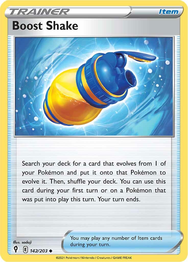 Boost Shake (142/203) [Sword & Shield: Evolving Skies] | Play N Trade Winnipeg