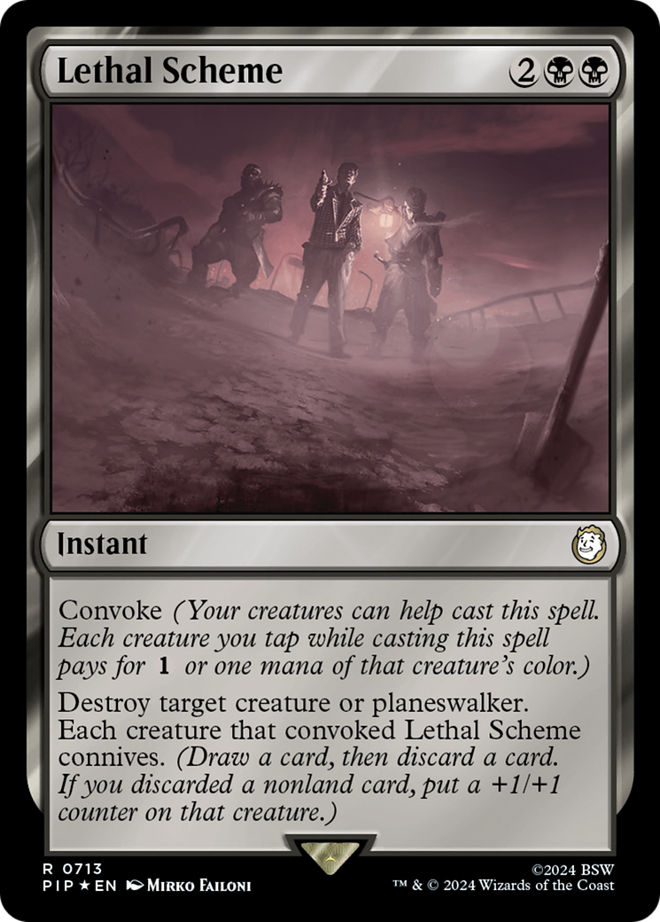 Lethal Scheme (Surge Foil) [Fallout] | Play N Trade Winnipeg