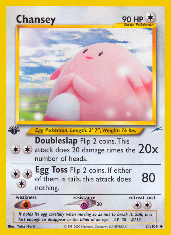 Chansey (31/105) [Neo Destiny 1st Edition] | Play N Trade Winnipeg