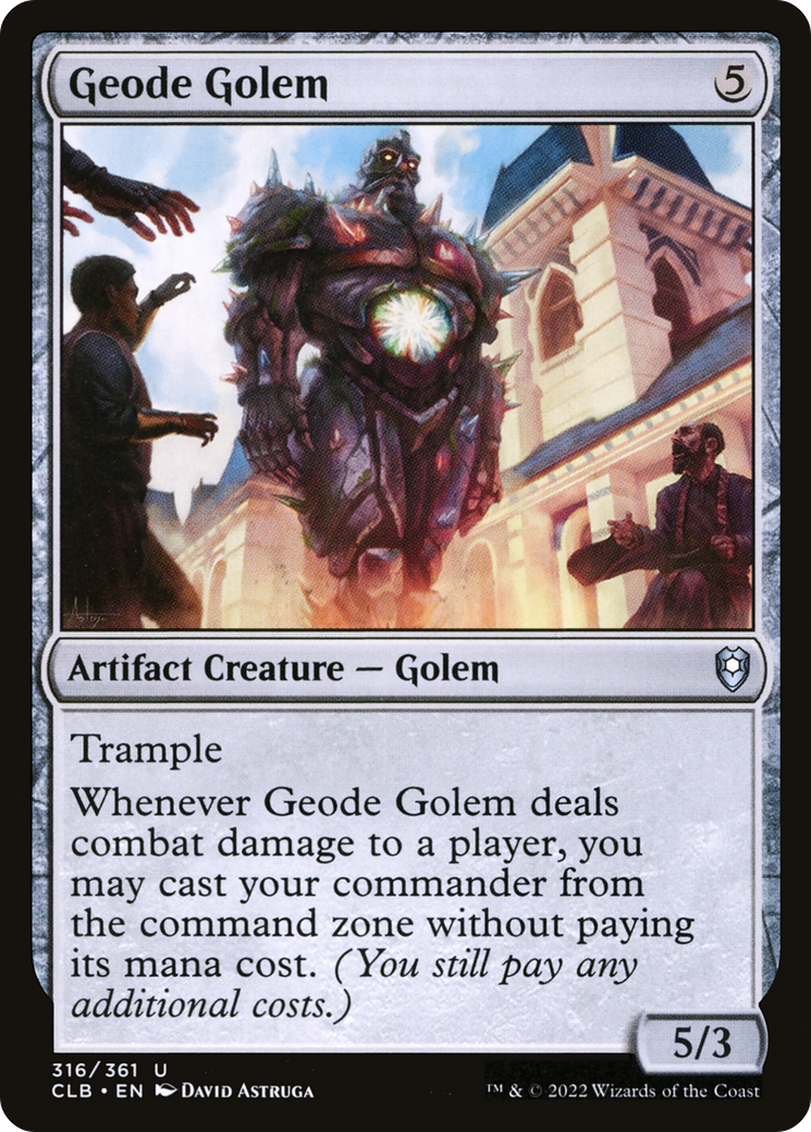 Geode Golem [Commander Legends: Battle for Baldur's Gate] | Play N Trade Winnipeg