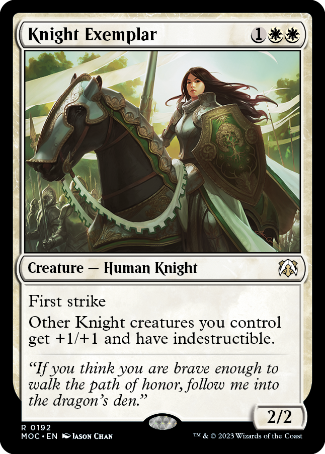 Knight Exemplar [March of the Machine Commander] | Play N Trade Winnipeg