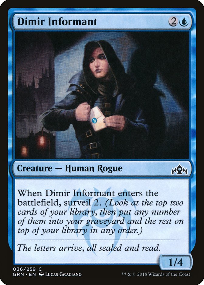 Dimir Informant [Guilds of Ravnica] | Play N Trade Winnipeg