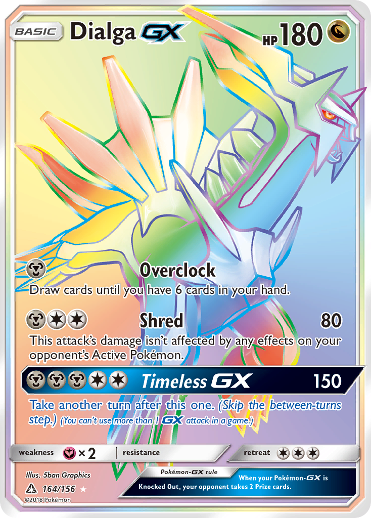 Dialga GX (164/156) [Sun & Moon: Ultra Prism] | Play N Trade Winnipeg