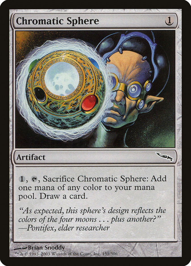 Chromatic Sphere [Mirrodin] | Play N Trade Winnipeg