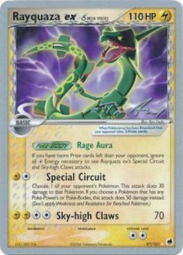 Rayquaza ex (97/101) (Delta Species) (Legendary Ascent - Tom Roos) [World Championships 2007] | Play N Trade Winnipeg