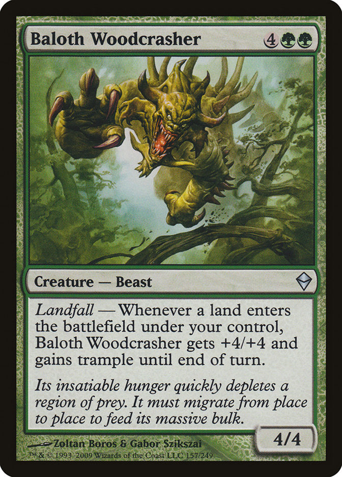 Baloth Woodcrasher [Zendikar] | Play N Trade Winnipeg