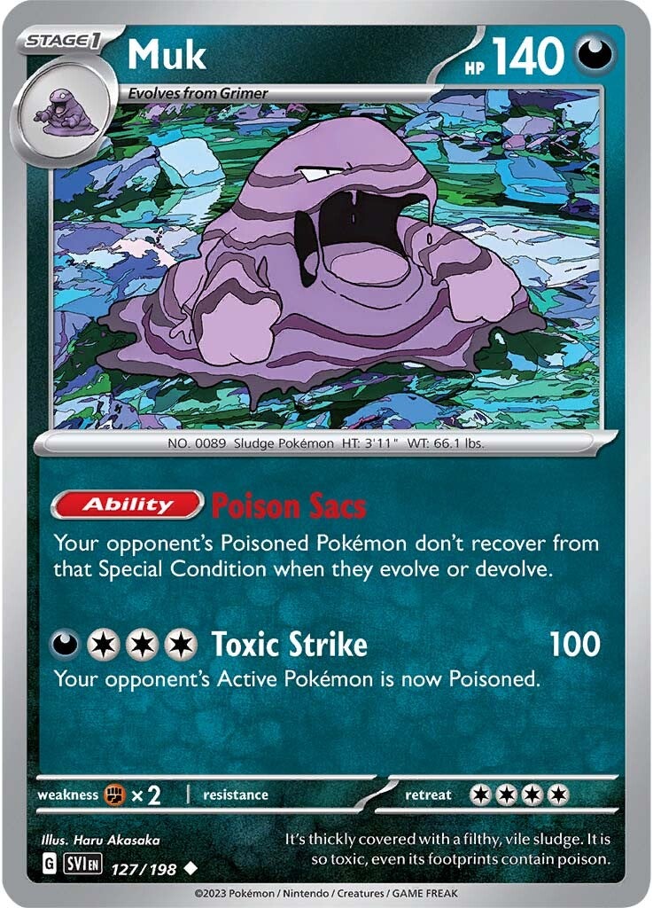 Muk (127/198) [Scarlet & Violet: Base Set] | Play N Trade Winnipeg