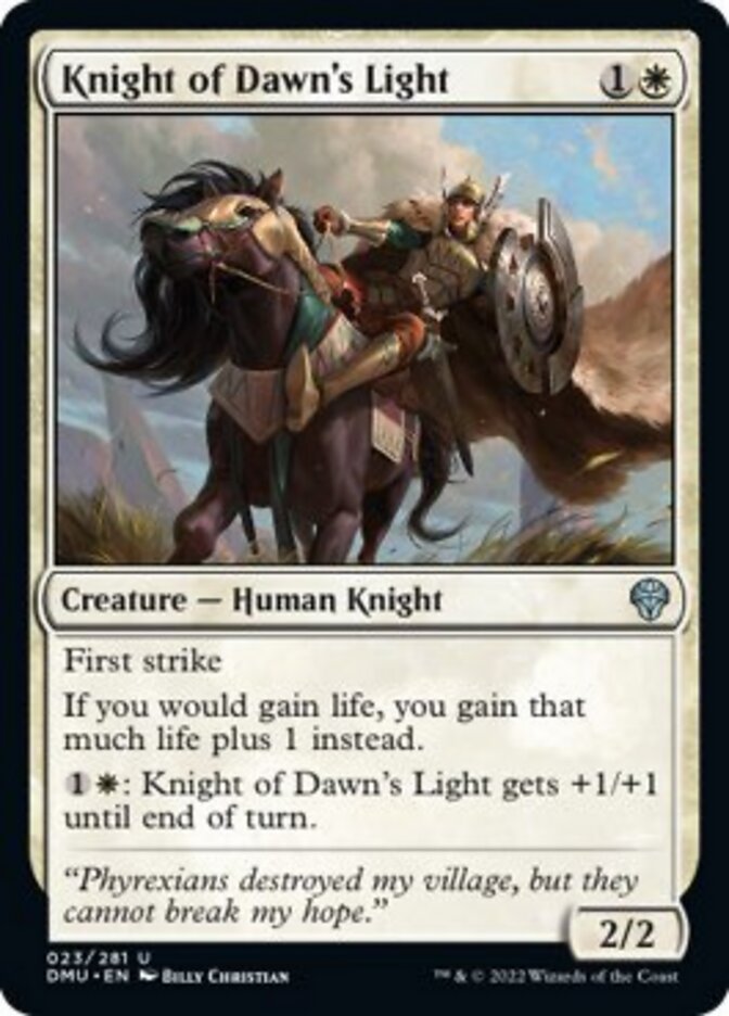Knight of Dawn's Light [Dominaria United] | Play N Trade Winnipeg