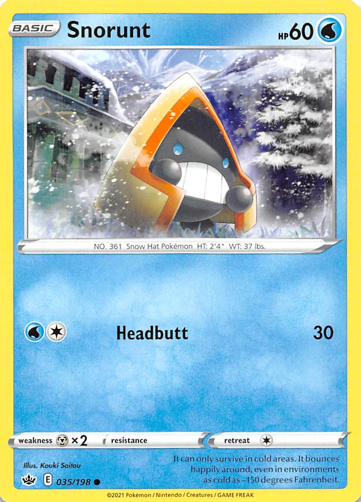 Snorunt (035/198) [Sword & Shield: Chilling Reign] | Play N Trade Winnipeg