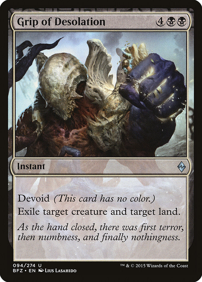 Grip of Desolation [Battle for Zendikar] | Play N Trade Winnipeg