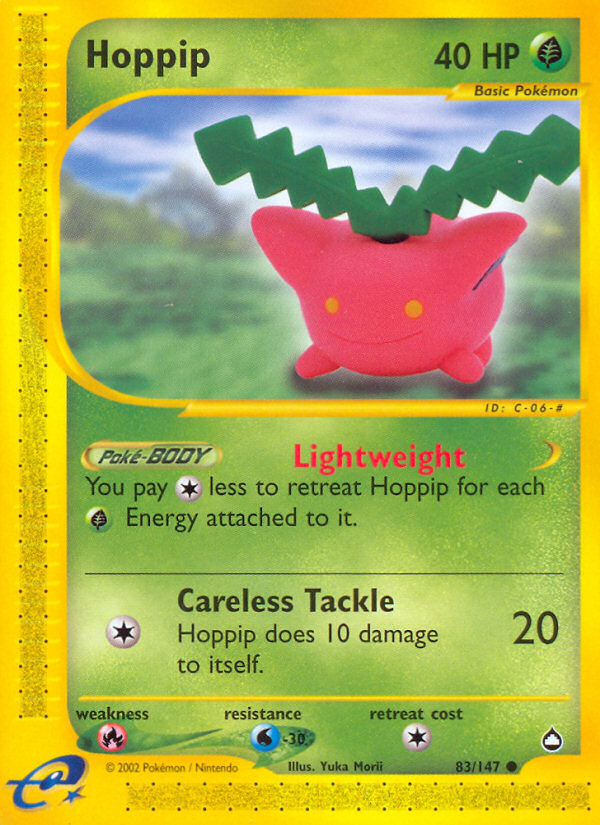 Hoppip (83/147) [Aquapolis] | Play N Trade Winnipeg