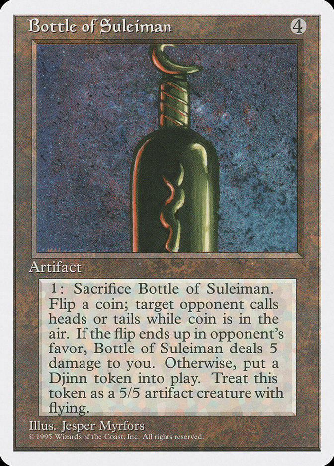 Bottle of Suleiman [Fourth Edition] | Play N Trade Winnipeg