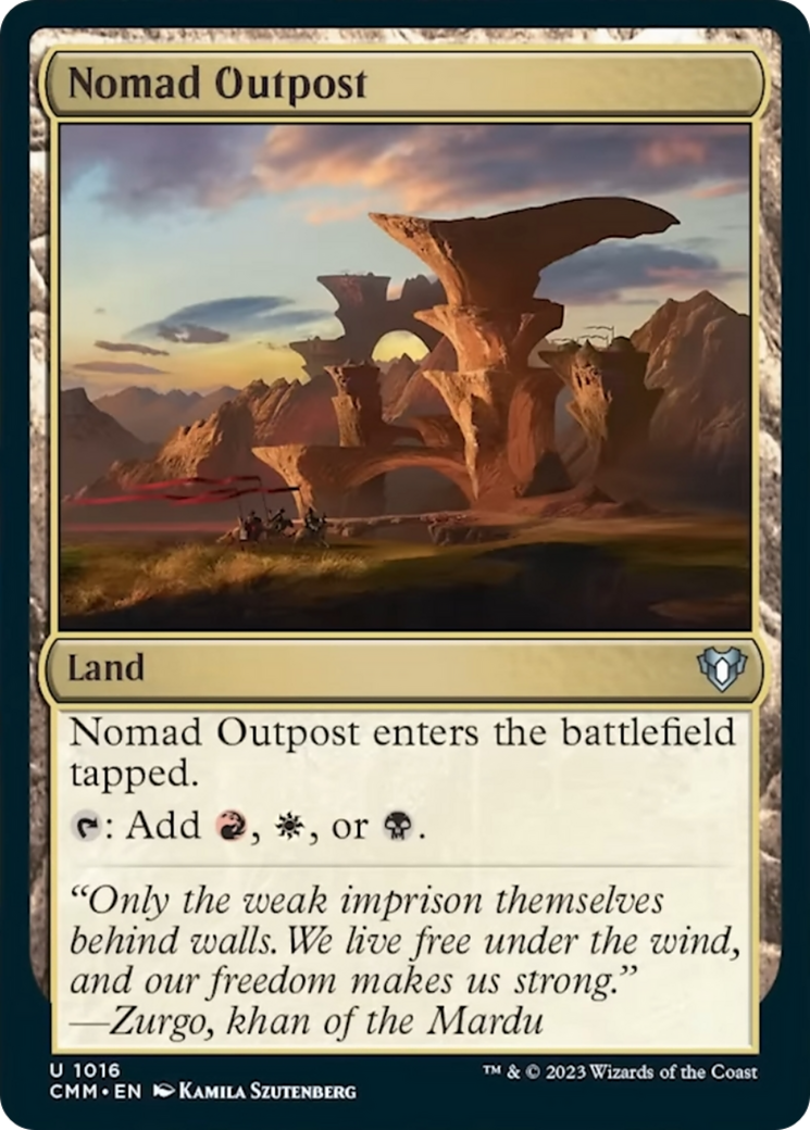 Nomad Outpost [Commander Masters] | Play N Trade Winnipeg