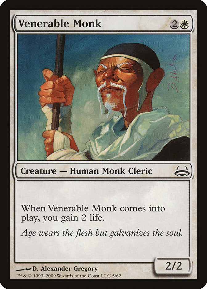 Venerable Monk [Duel Decks: Divine vs. Demonic] | Play N Trade Winnipeg