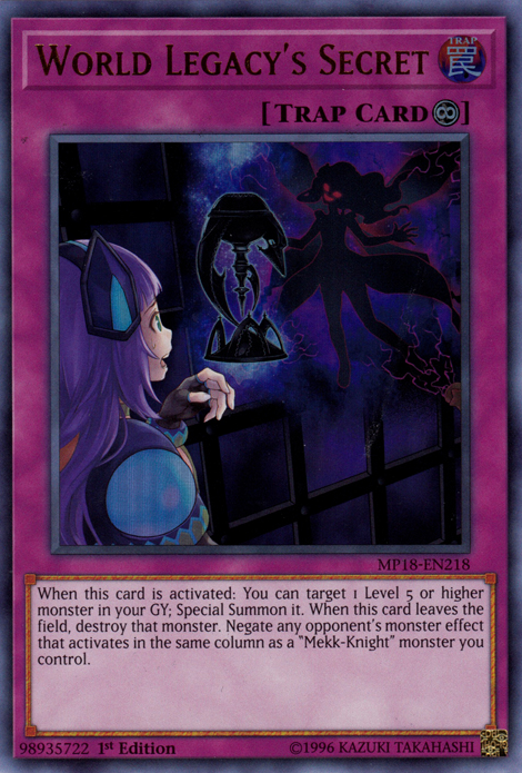 World Legacy's Secret [MP18-EN218] Ultra Rare | Play N Trade Winnipeg