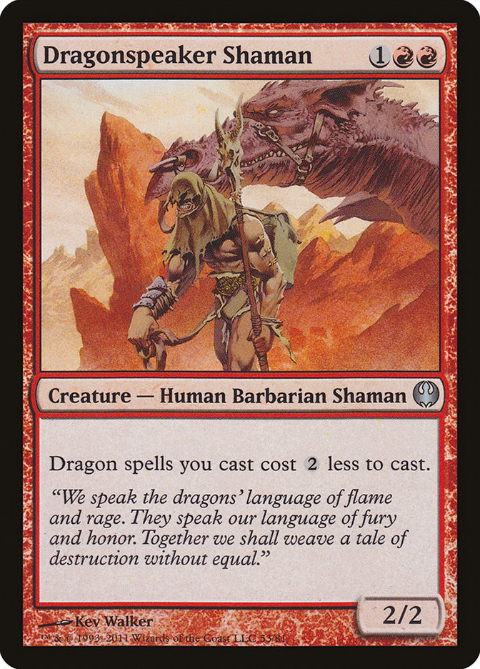 Dragonspeaker Shaman [Duel Decks: Knights vs. Dragons] | Play N Trade Winnipeg