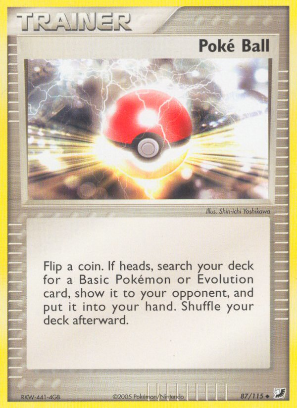 Poke Ball (87/115) [EX: Unseen Forces] | Play N Trade Winnipeg