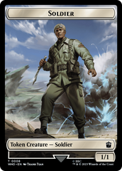 Soldier // Food (0026) Double-Sided Token [Doctor Who Tokens] | Play N Trade Winnipeg